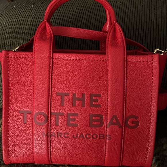Marc Jacobs Handbags - Brand NWT Marc Jacobs True Red Mini Tote Sells Out Fast On Marc Jacobs.com